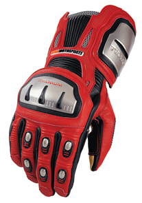Icon Timax TRX Long Red Gloves